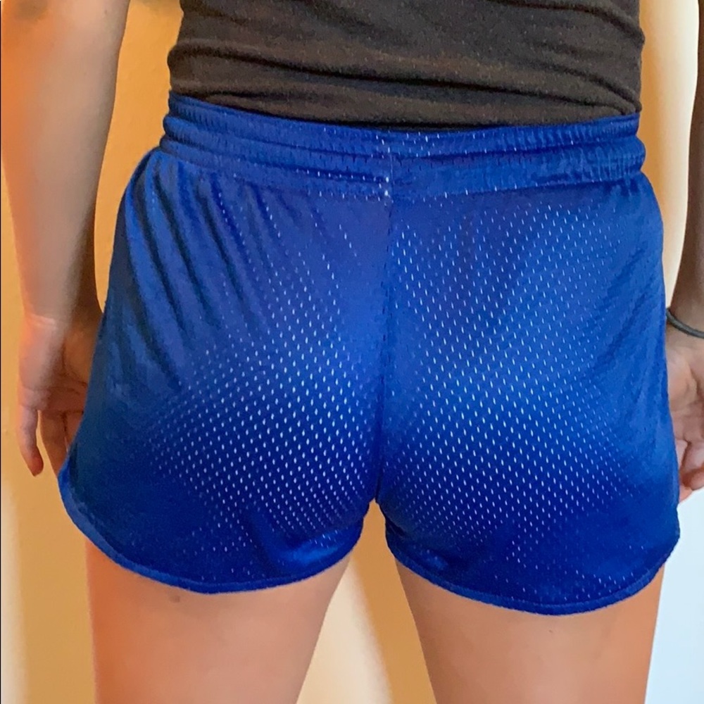 Blue Workout Shorts